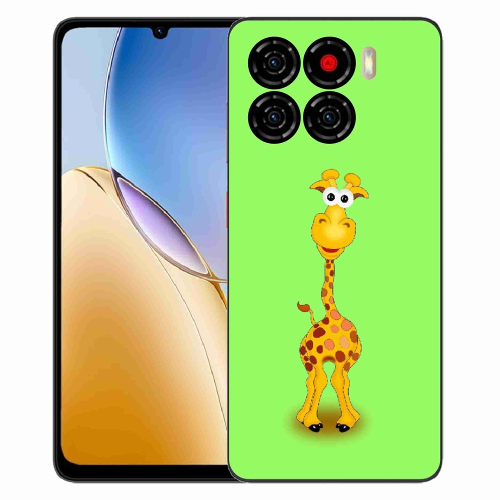 ZTE Blade A56 zselés tok mmCase - rajzfilm zsiráfhoz