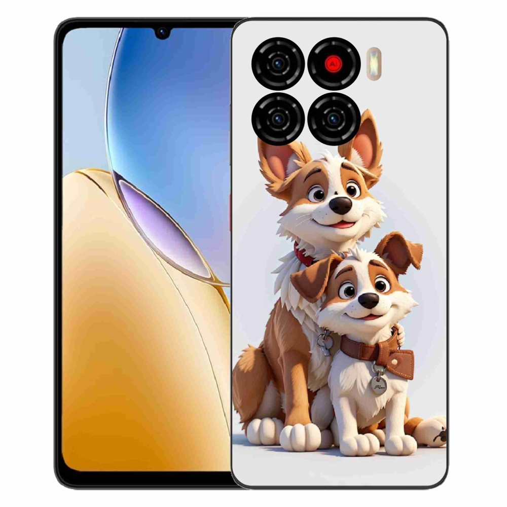 ZTE Blade A56 zselés tok mmCase - rajz kutyákhoz