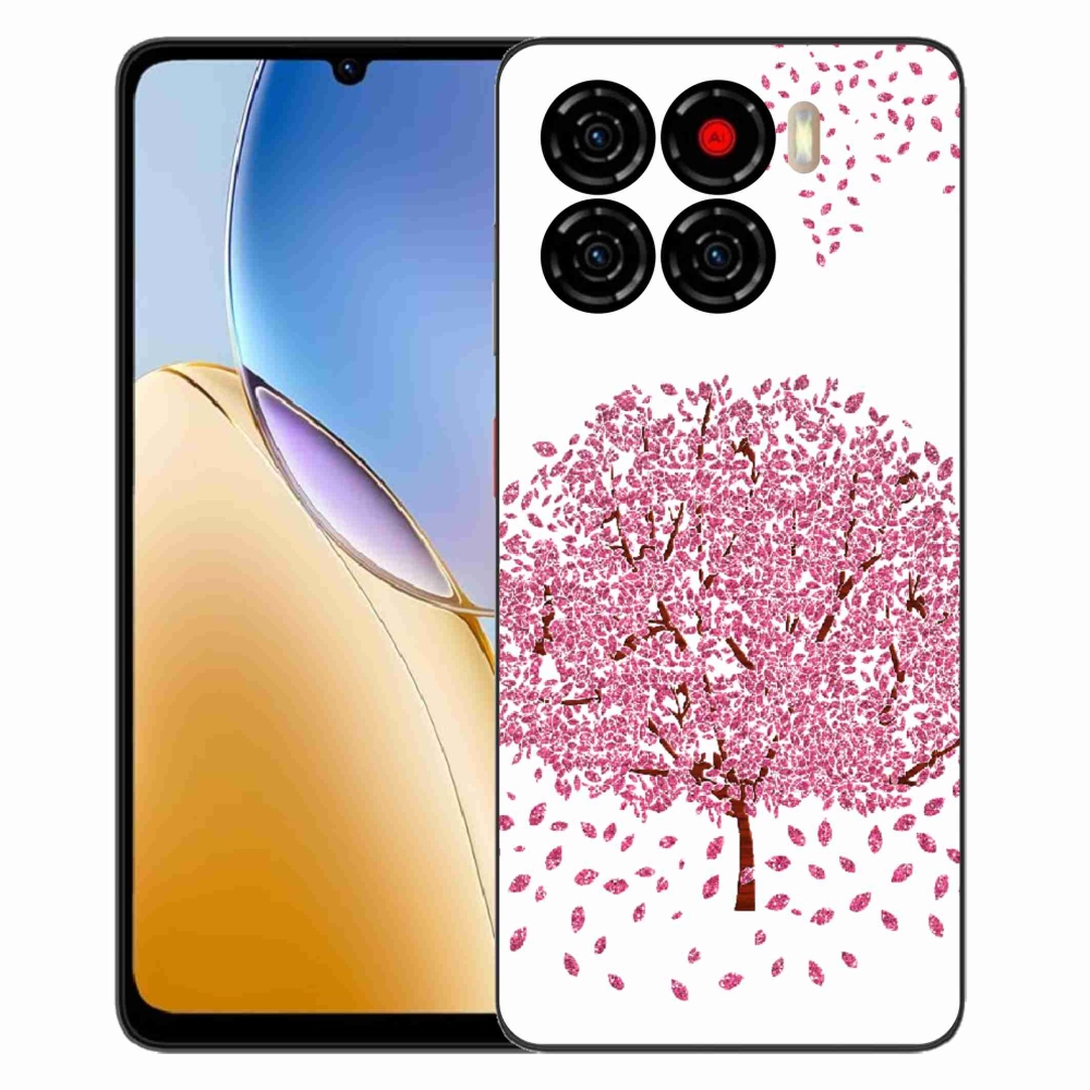 ZTE Blade A56 zselés tok mmCase - rajzfilmfa levelekkel