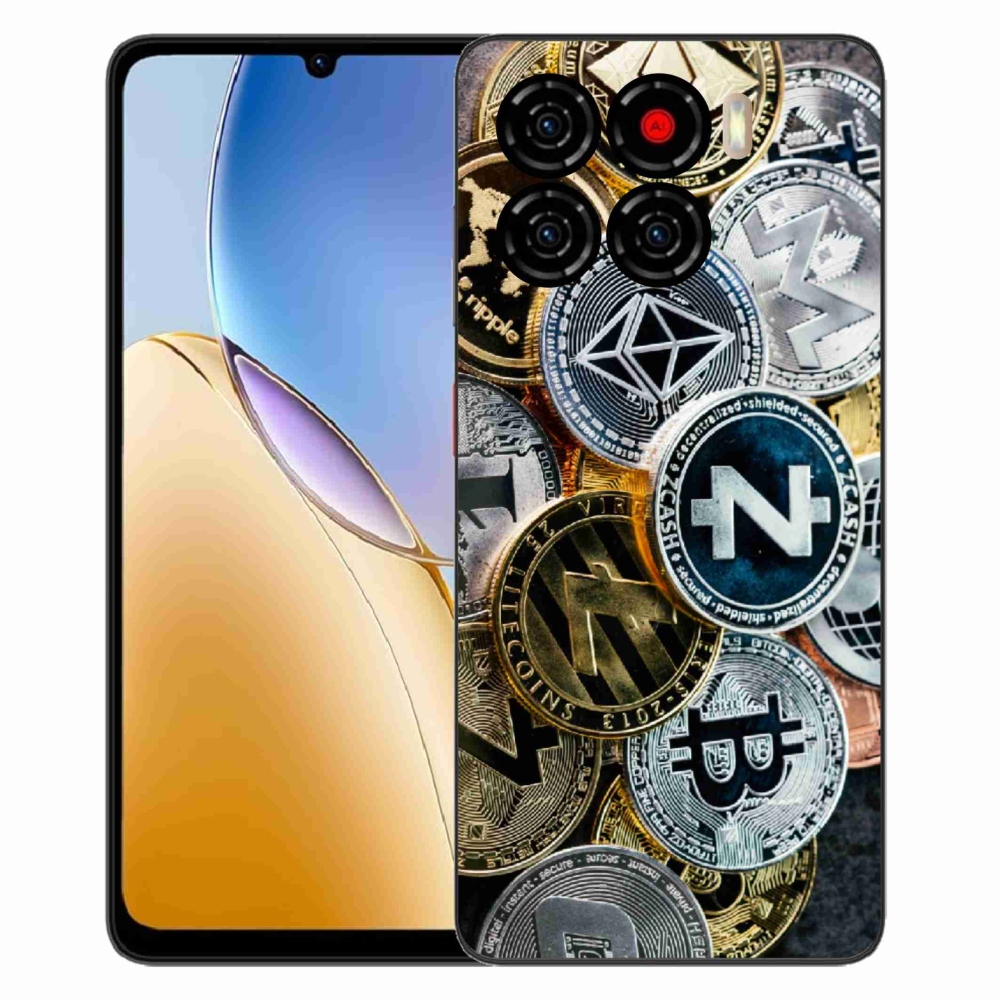 ZTE Blade A56 zselés tok mmCase - kriptovaluták