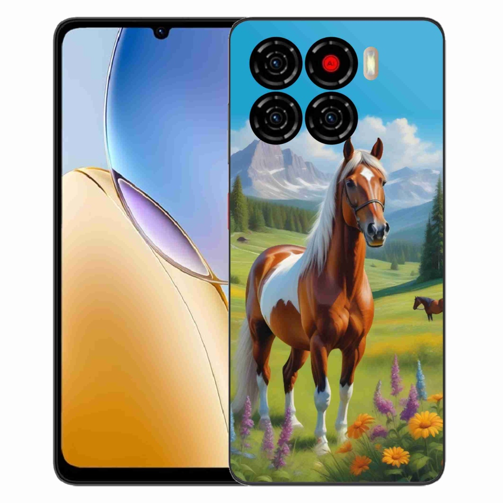 ZTE Blade A56 zselés tok mmCase - ló a réten