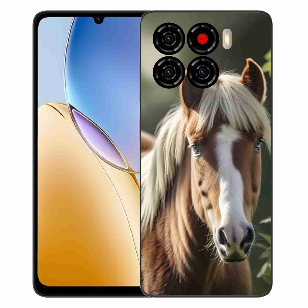 ZTE Blade A56 zselés tok mmCase - ló könnyű sörénnyel
