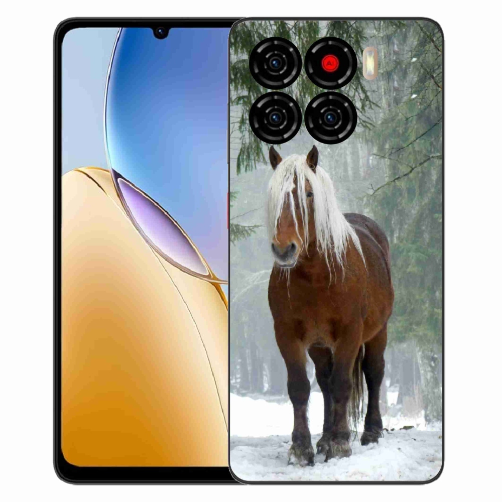 ZTE Blade A56 zselés tok mmCase - ló az erdőben