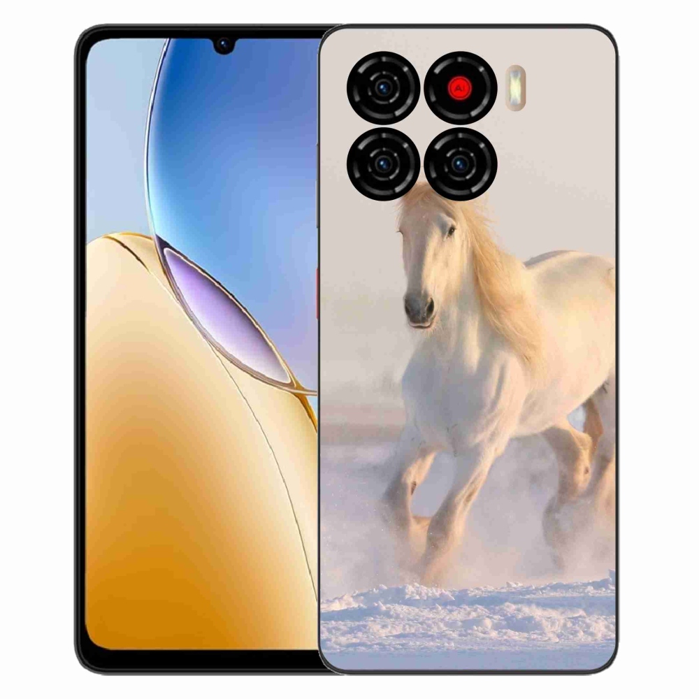 ZTE Blade A56 zselés tok mmCase - ló a hóban