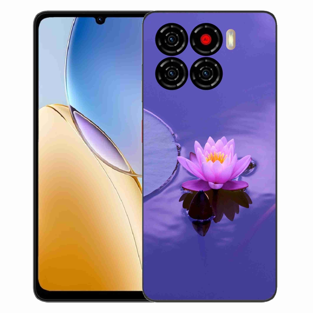 ZTE Blade A56 zselés tok mmCase - virág a felületen