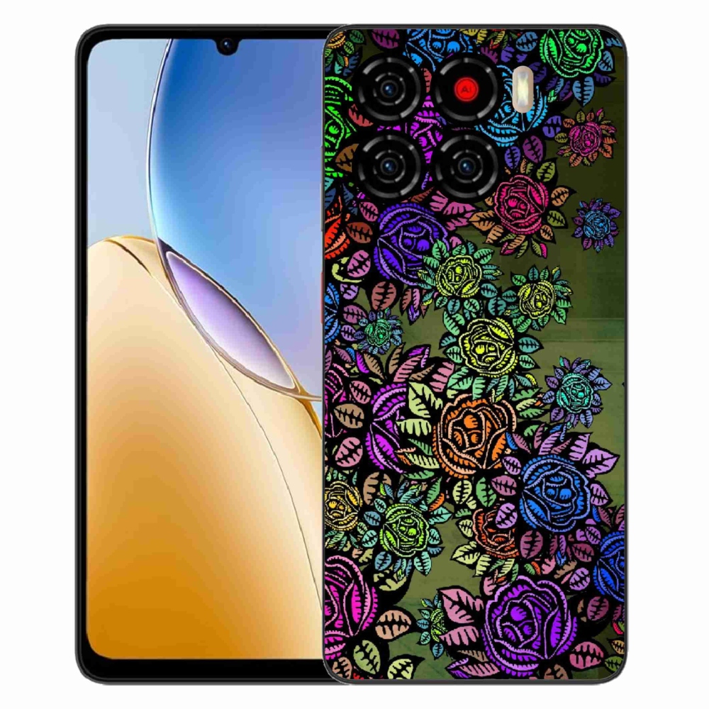 ZTE Blade A56 zselés tok mmCase - virágok 6