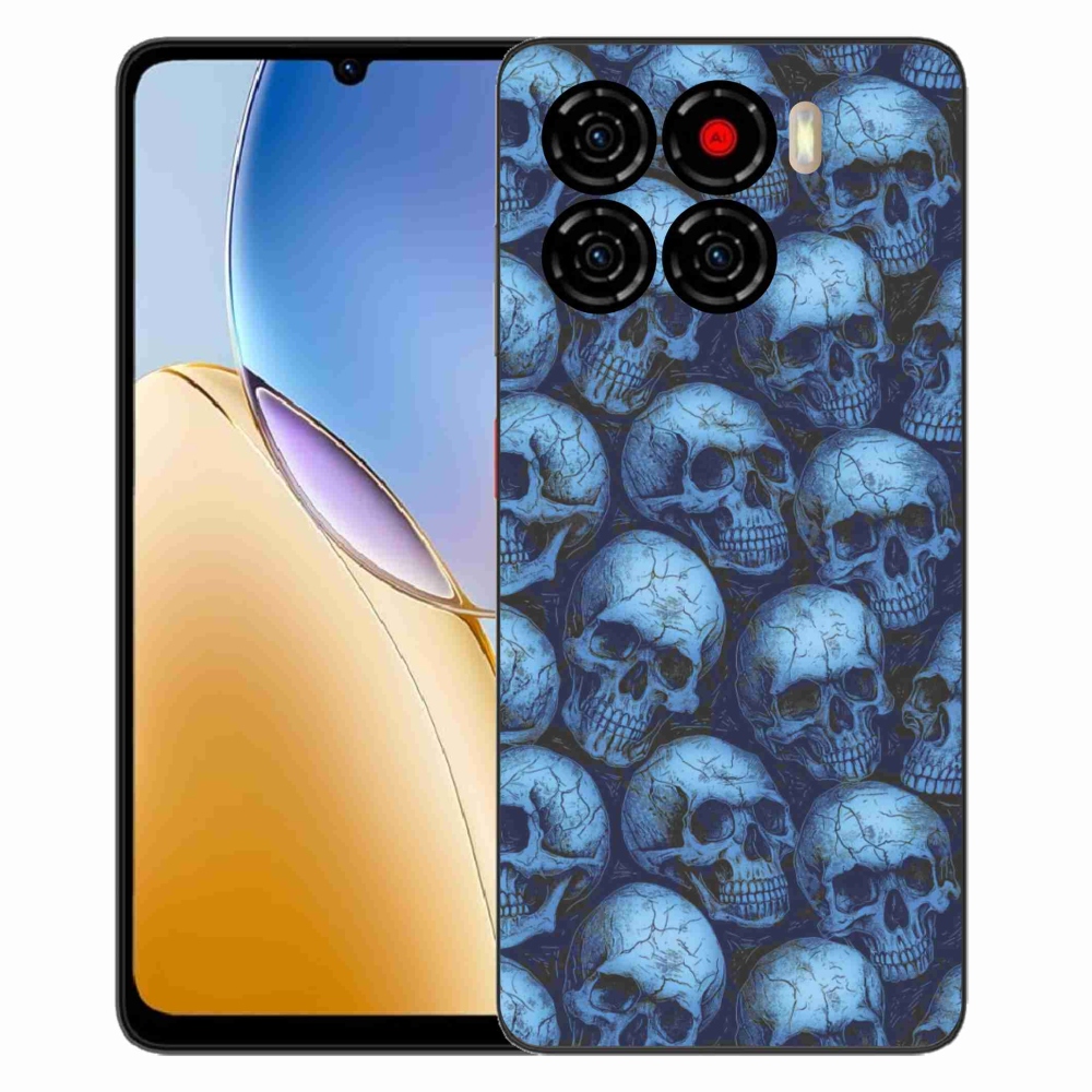 ZTE Blade A56 zselés tok mmCase - koponyák