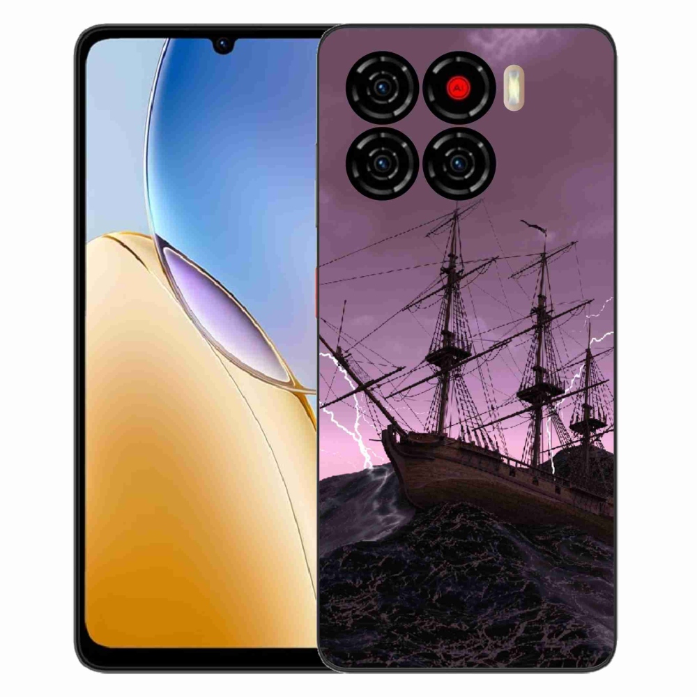 ZTE Blade A56 zselés tok mmCase - hajó a viharban