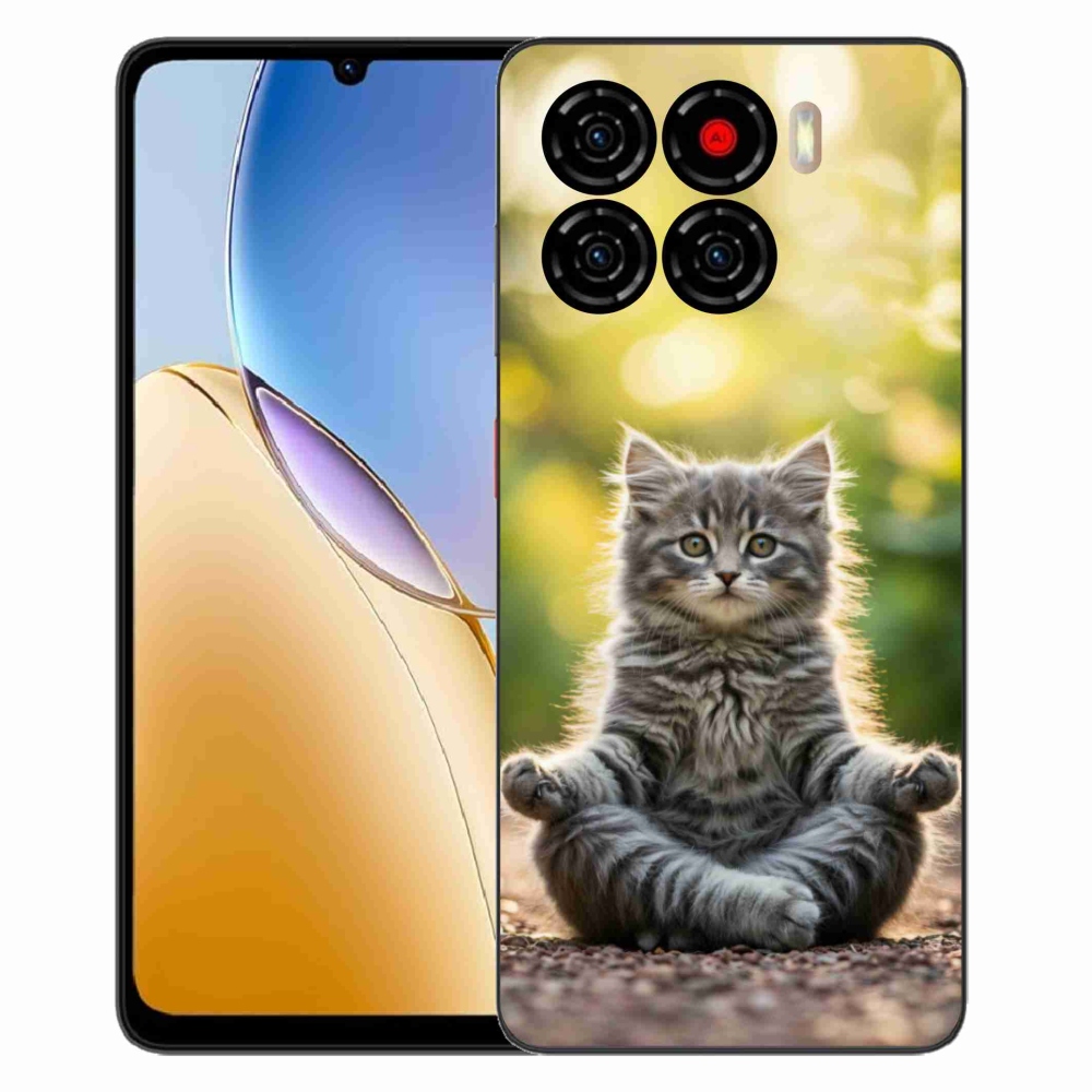 ZTE Blade A56 zselés tok mmCase - meditáló cica
