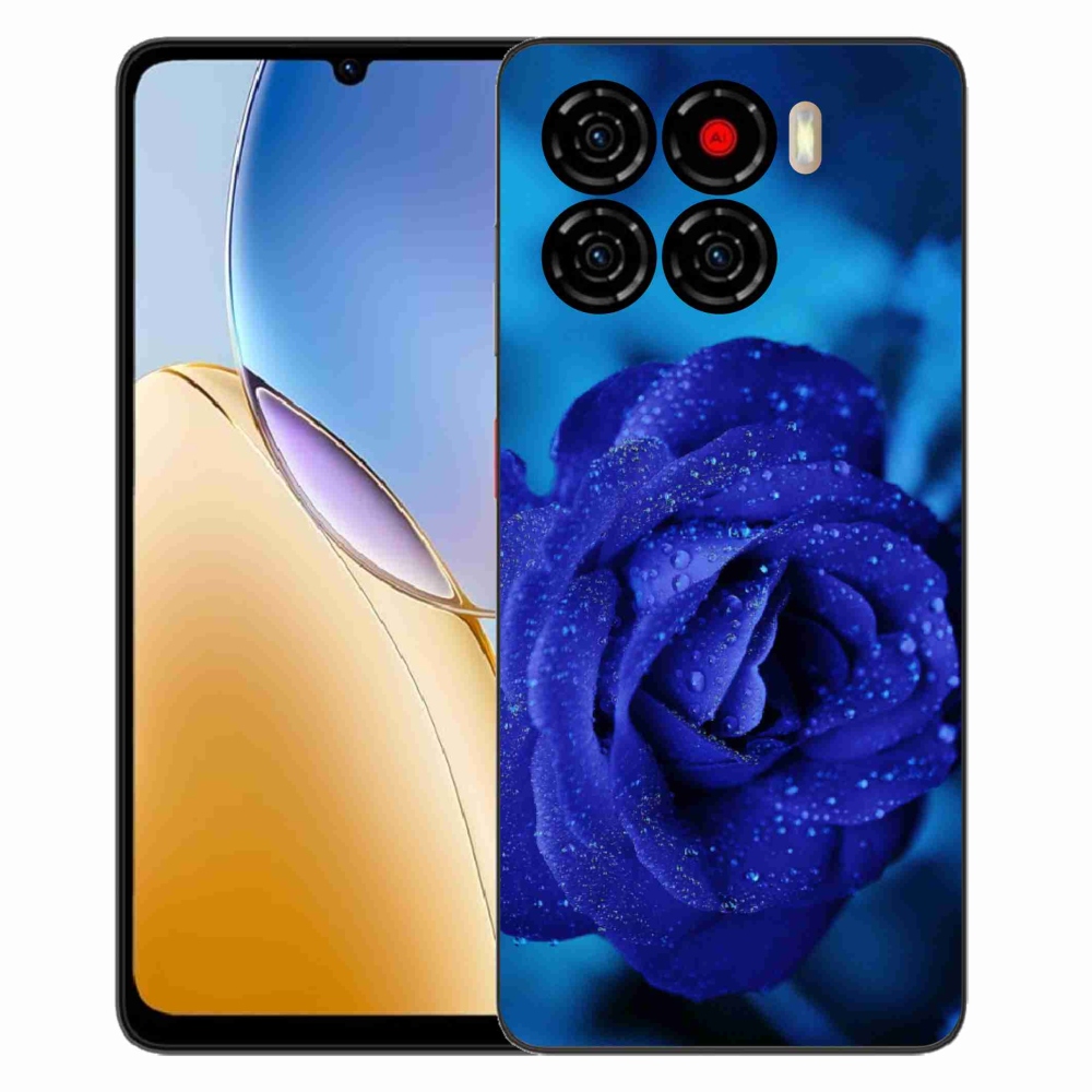 ZTE Blade A56 zselés tok mmCase - kék rózsa