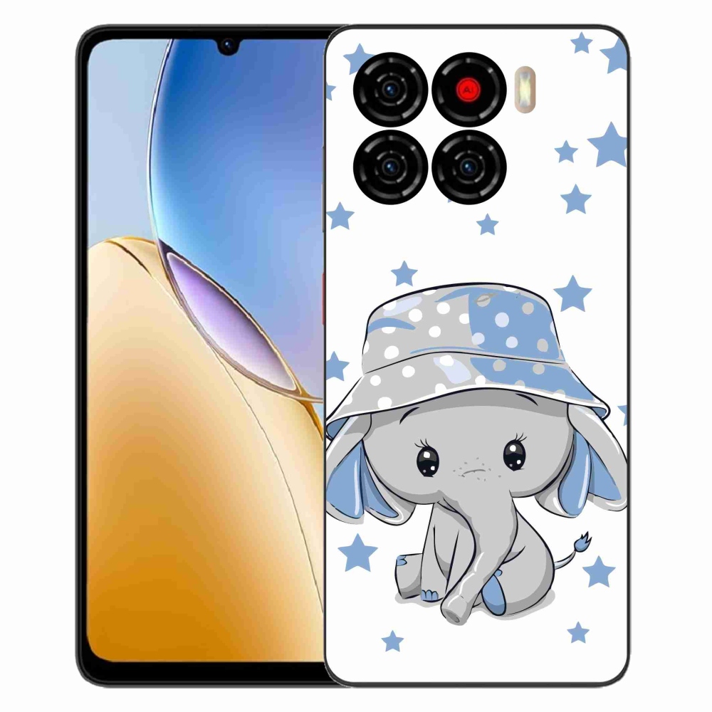 ZTE Blade A56 zselés tok mmCase - kék elefánt