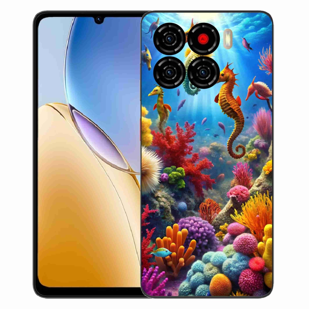ZTE Blade A56 zselés tok mmCase - Sea World 3
