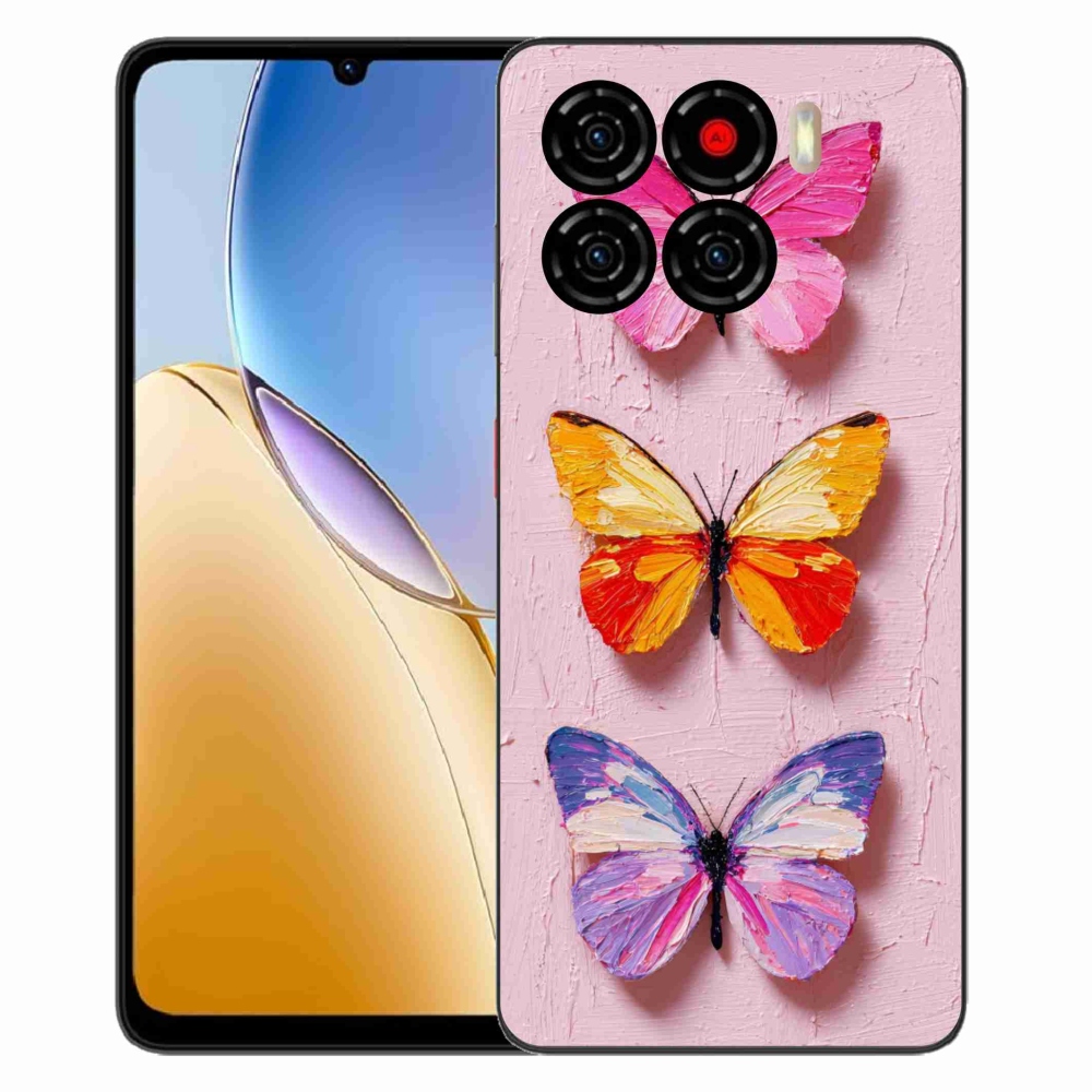 ZTE Blade A56 zselés tok mmCase - pillangó szentháromság
