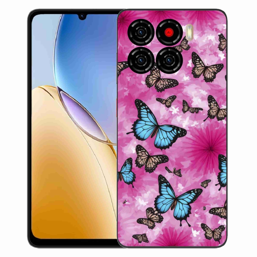 ZTE Blade A56 zselés tok mmCase - pillangó kert