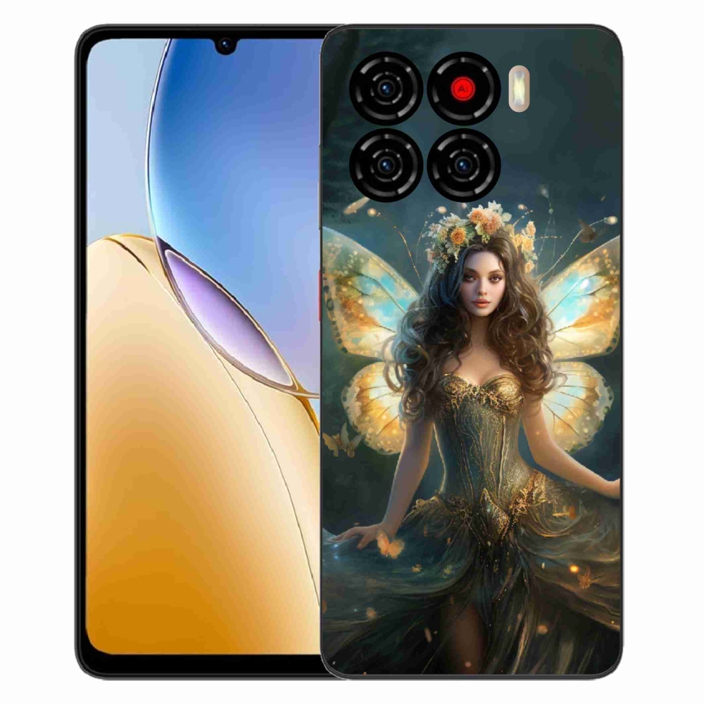 ZTE Blade A56 zselés tok mmCase - pillangó nőhöz
