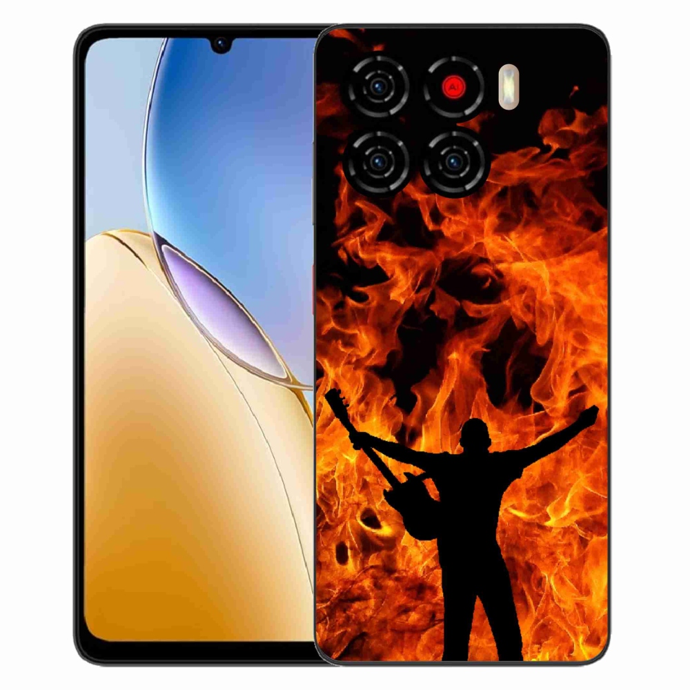 ZTE Blade A56 zselés borító mmCase - zenész és tűz