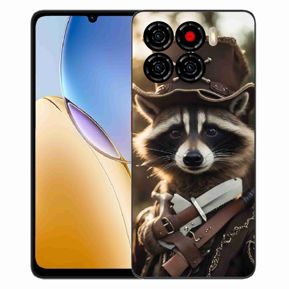 ZTE Blade A56 zselés tok mmCase - mosómedve egyenruhában