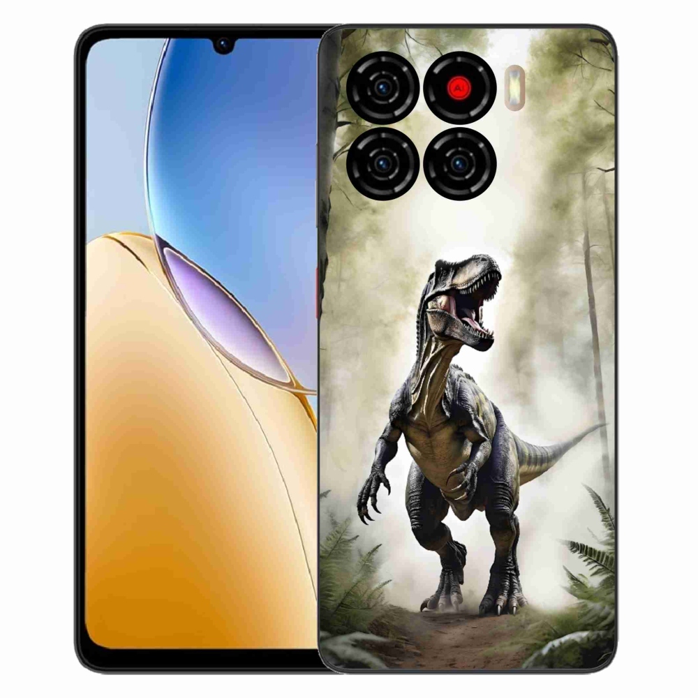 ZTE Blade A56 zselés tok mmCase - dühös T-Rex