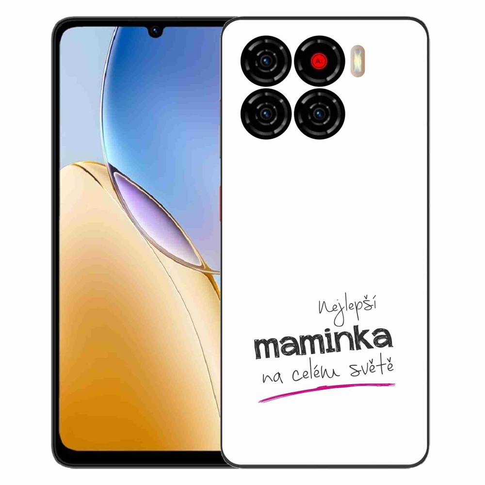 ZTE Blade A56 zselés borítás mmCase - legjobb anya 4 fehér háttér