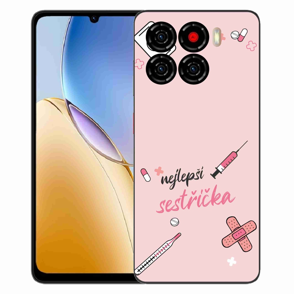 ZTE Blade A56 zselés borító mmCase - legjobb kishúg rózsaszín háttérrel