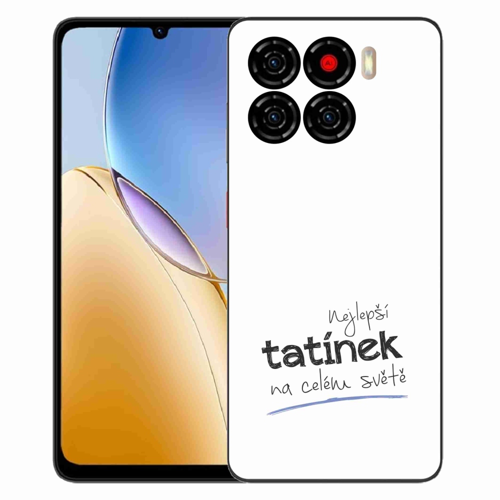 ZTE Blade A56 zselés borító mmCase - legjobb apuci 4 fehér háttérrel