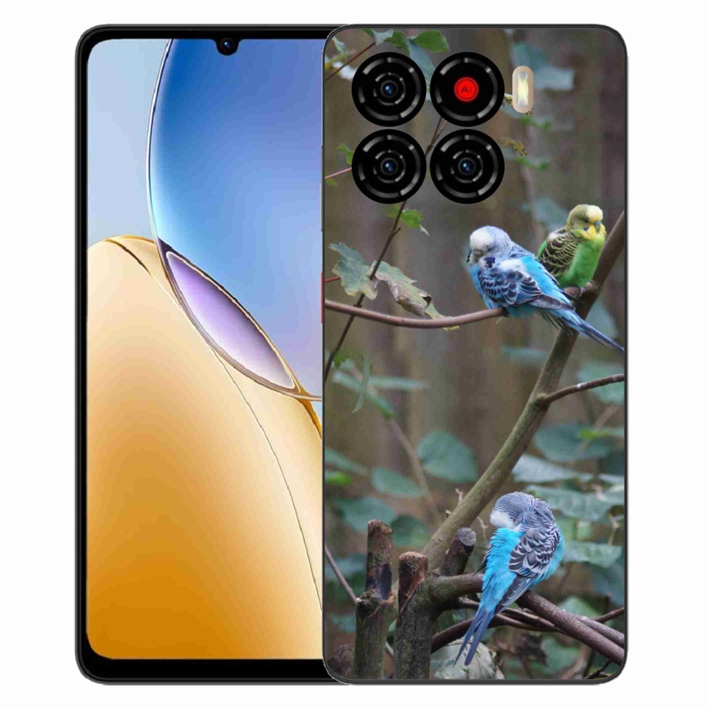 ZTE Blade A56 zselés tok mmCase - papagájok az ágon