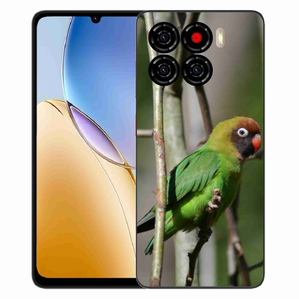 ZTE Blade A56 zselés tok mmCase - papagáj agapornis