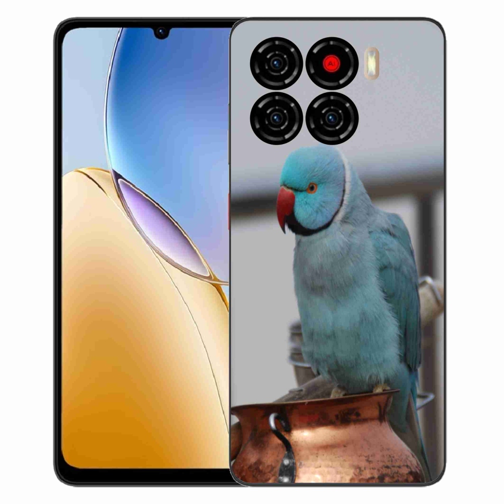 ZTE Blade A56 zselés tok mmCase - papagáj alexander kék