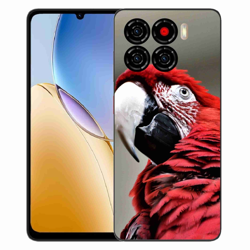 ZTE Blade A56 zselés tok mmCase - papagáj ara piros