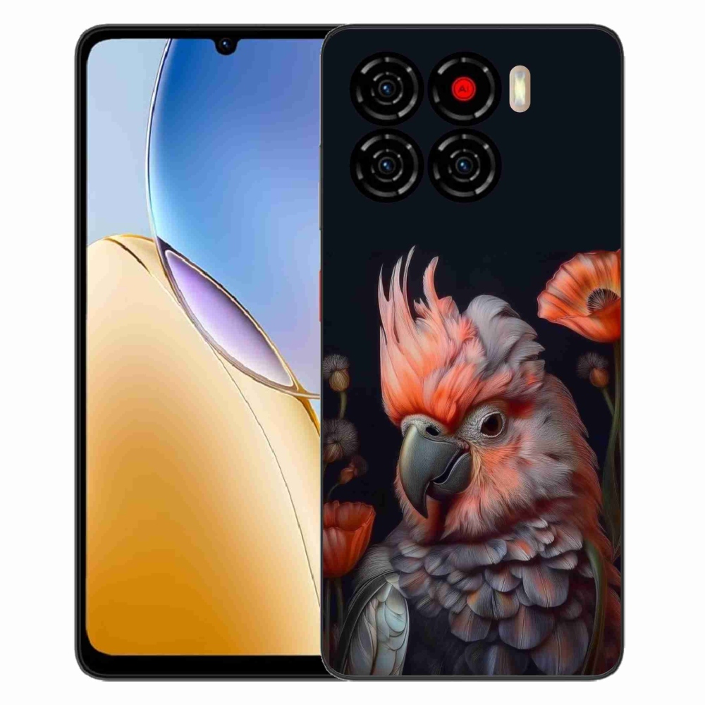 ZTE Blade A56 zselés tok mmCase - papagáj kakadu színekben