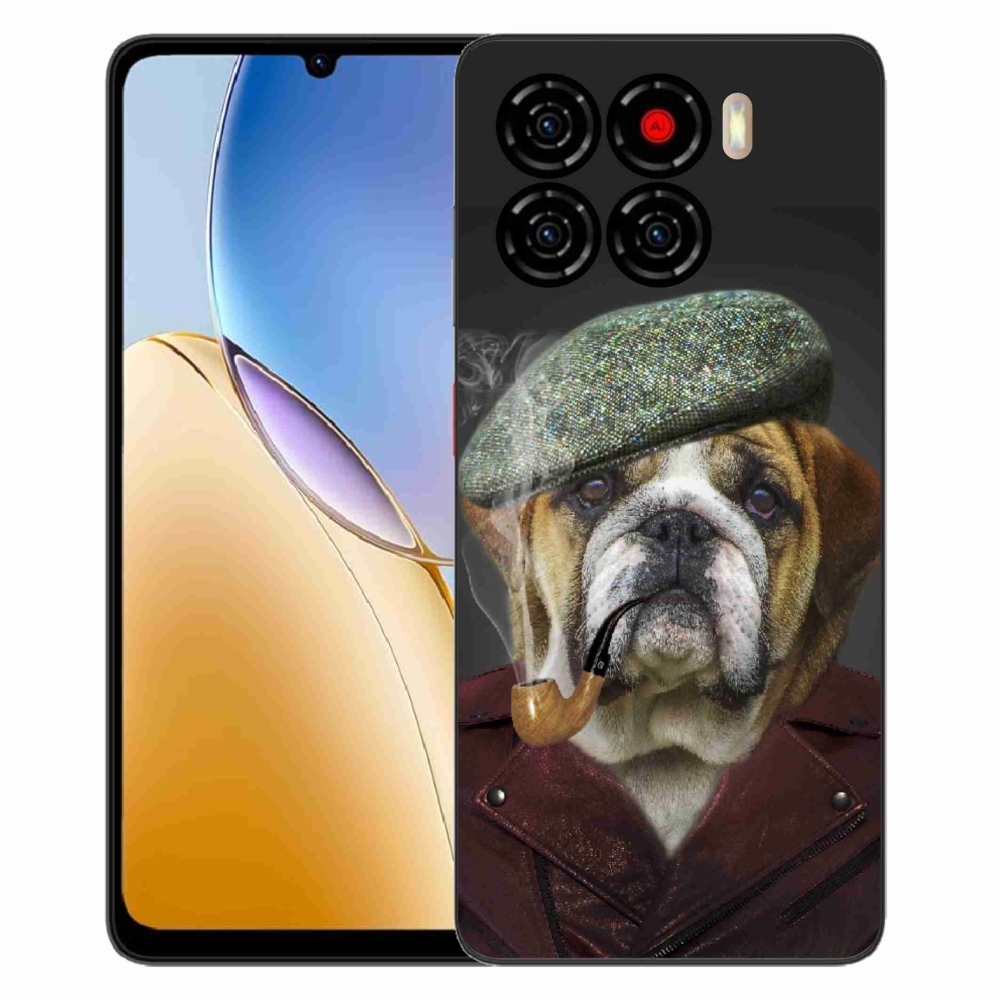 ZTE Blade A56 zselés borítás mmCase a ZTE Blade A56-hoz - kutya csővel