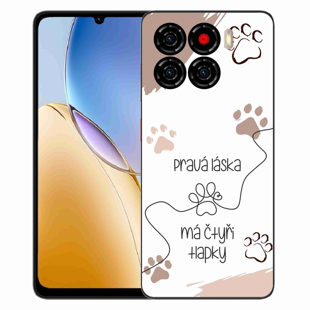 ZTE Blade A56 zselés tok mmCase - kutya motívum 1 fehér háttér