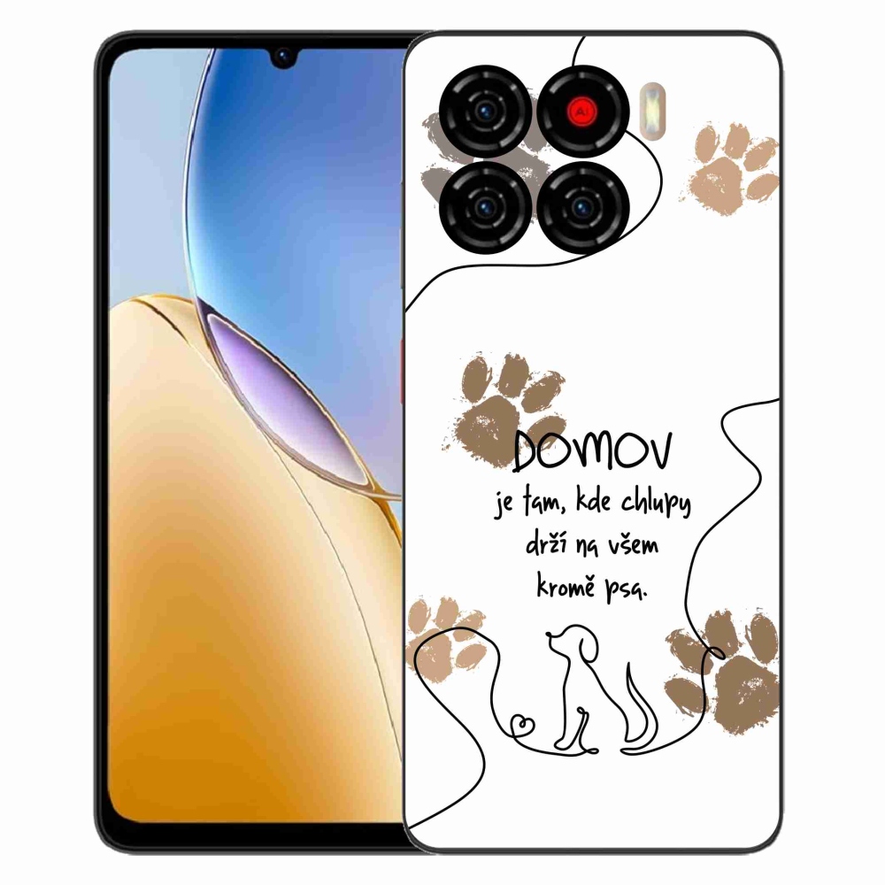 ZTE Blade A56 zselés tok mmCase - kutya motívum fehér háttérrel