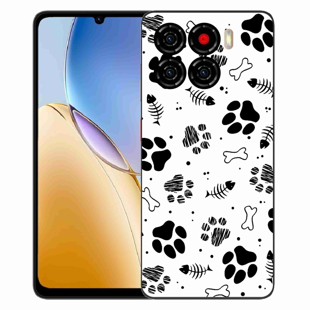 ZTE Blade A56 zselés tok mmCase - kutyamancsok 1