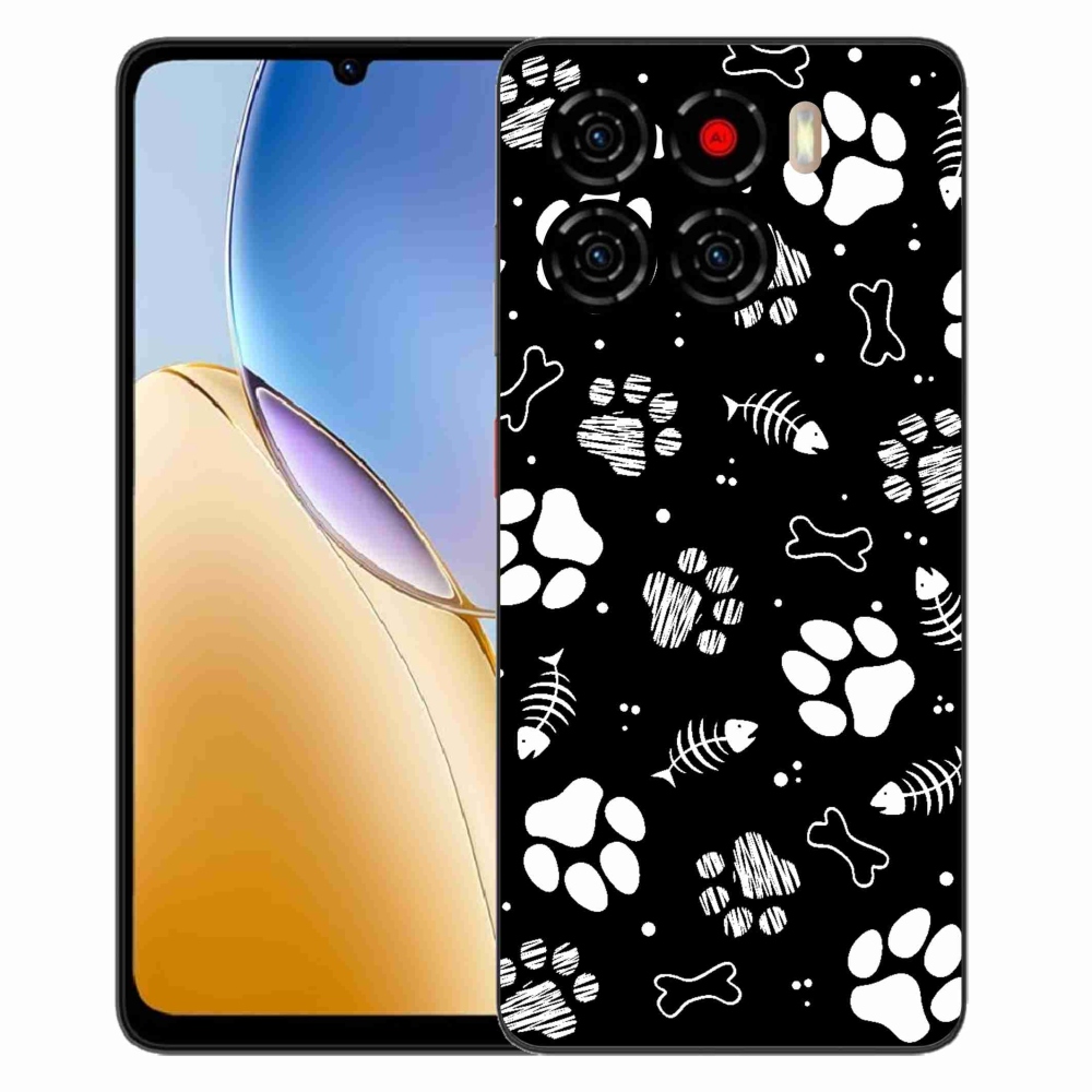 ZTE Blade A56 zselés tok mmCase - kutyamancsok