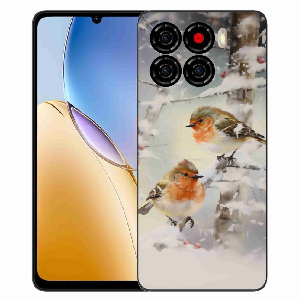 ZTE Blade A56 zselés tok mmCase - madarak télen