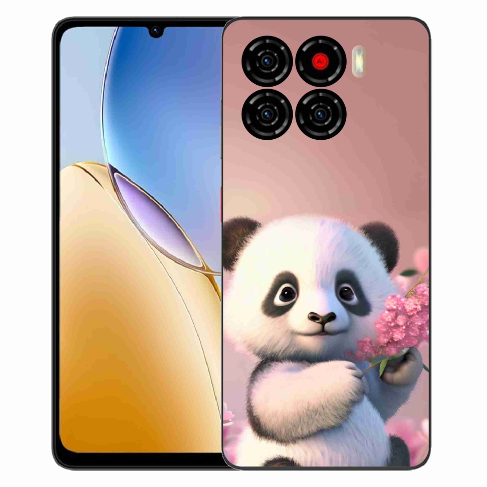 ZTE Blade A56 zselés tok mmCase - aranyos panda