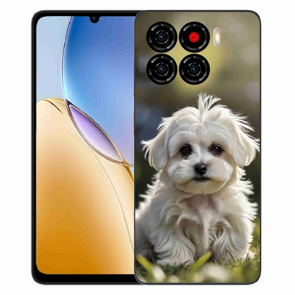 ZTE Blade A56 zselés tok mmCase - aranyos máltai kutya