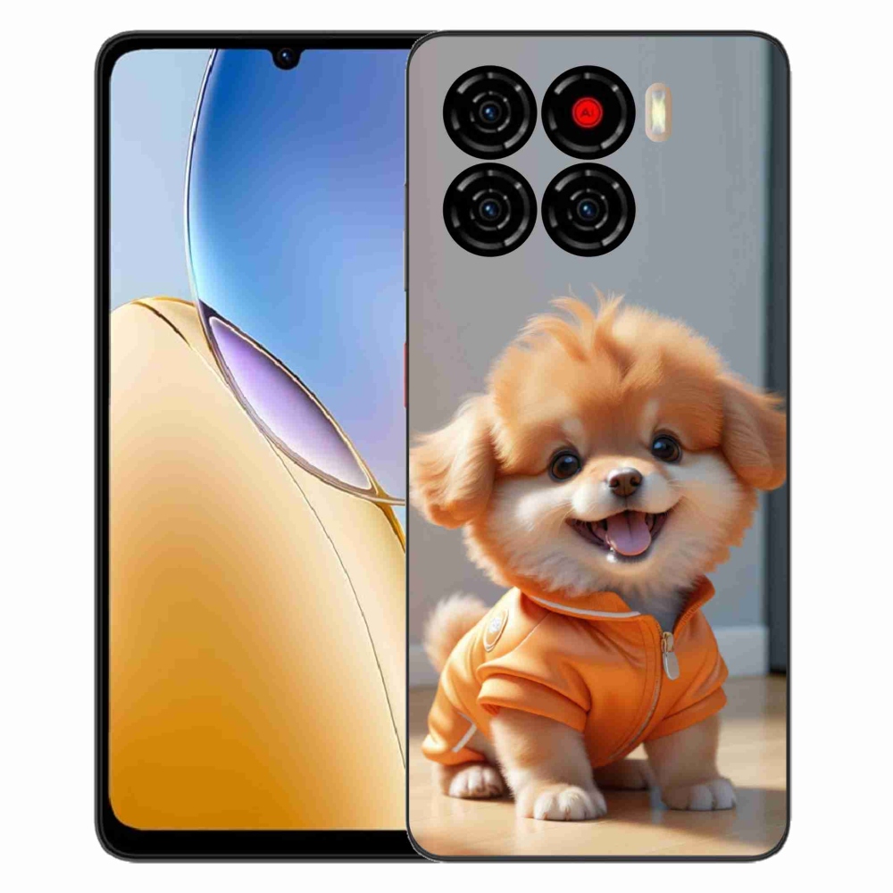 ZTE Blade A56 zselés tok mmCase - aranyos pomerániai pulóverben