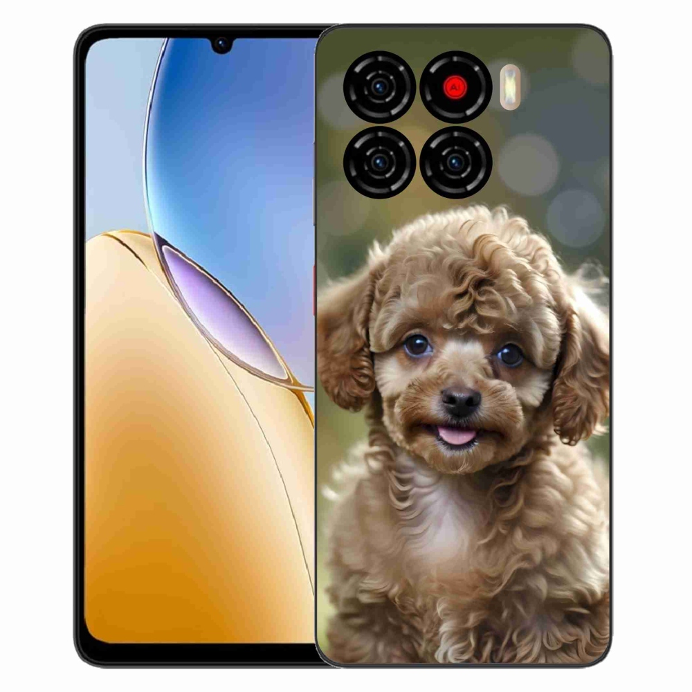ZTE Blade A56 zselés tok mmCase - aranyos uszkár