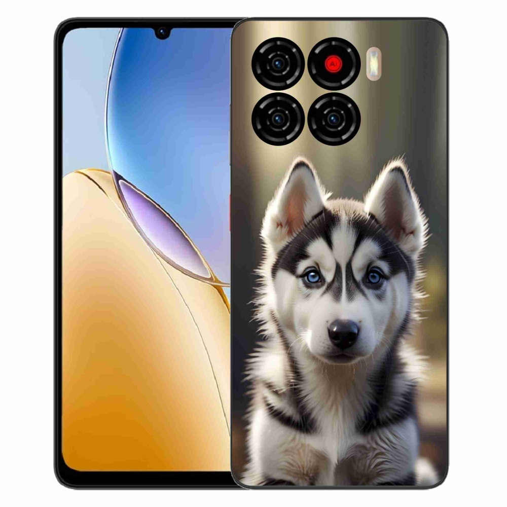 ZTE Blade A56 zselés tok mmCase - aranyos szibériai husky
