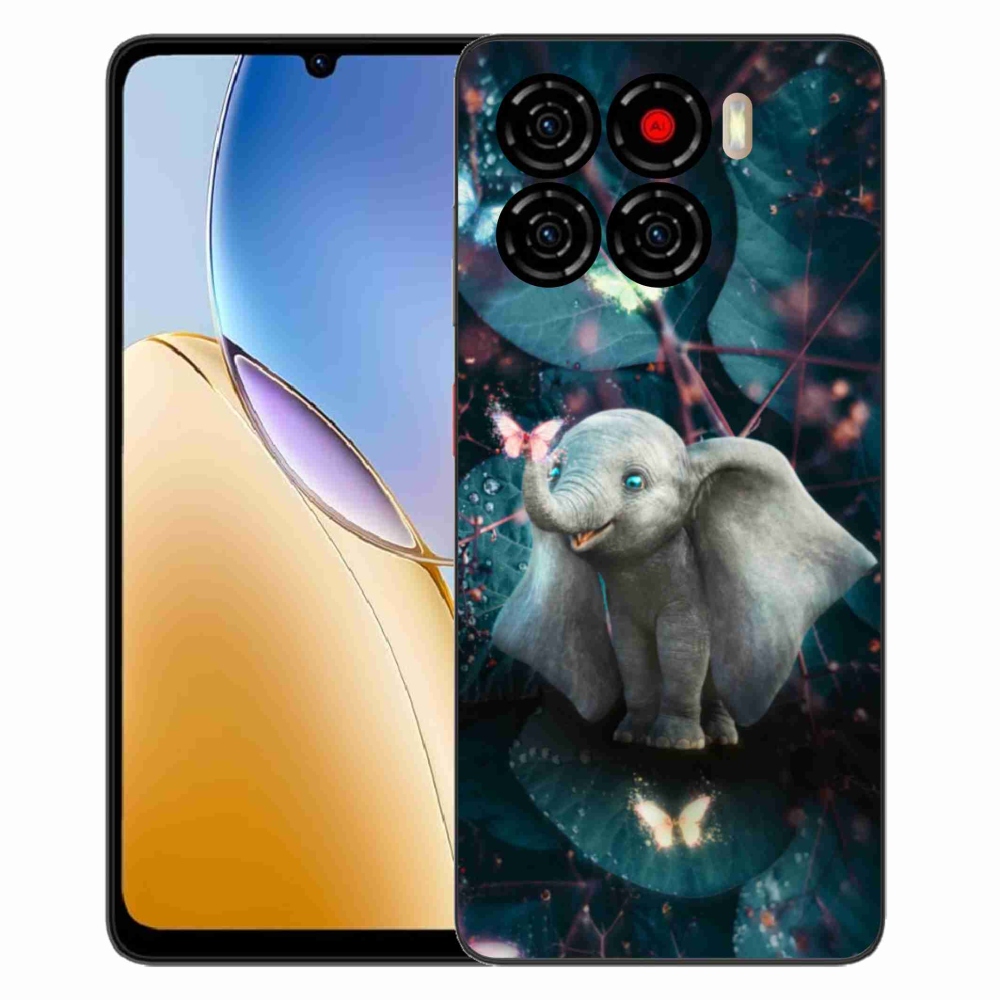 ZTE Blade A56 zselés tok mmCase - aranyos elefánt