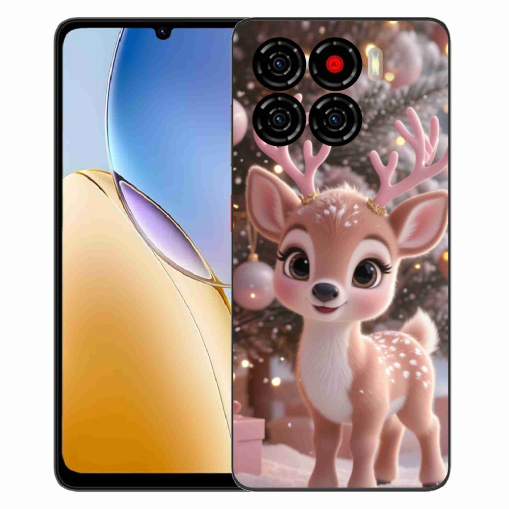 ZTE Blade A56 zselés tok mmCase - aranyos rénszarvas