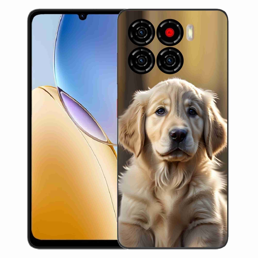 ZTE Blade A56 zselés tok mmCase - aranyos arany retriever