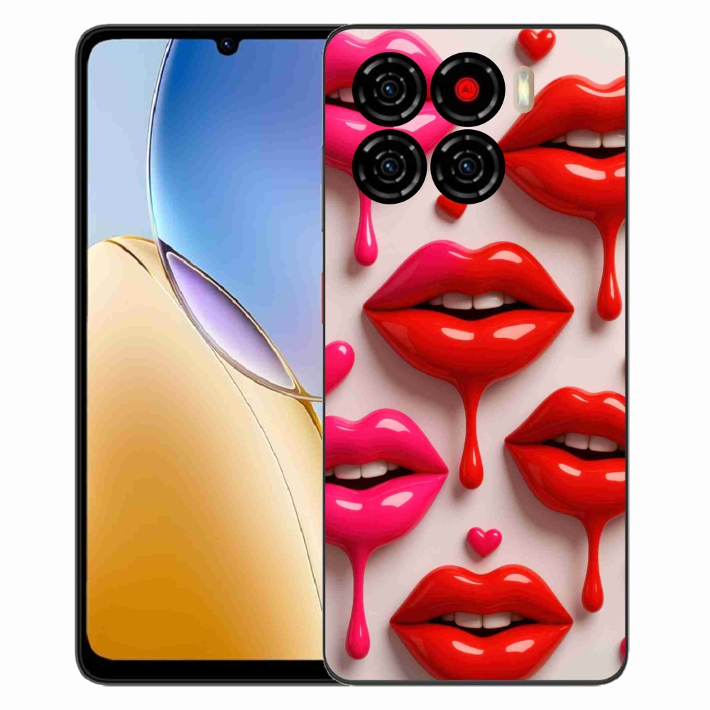 ZTE Blade A56 zselés tok mmCase - ajkak 2