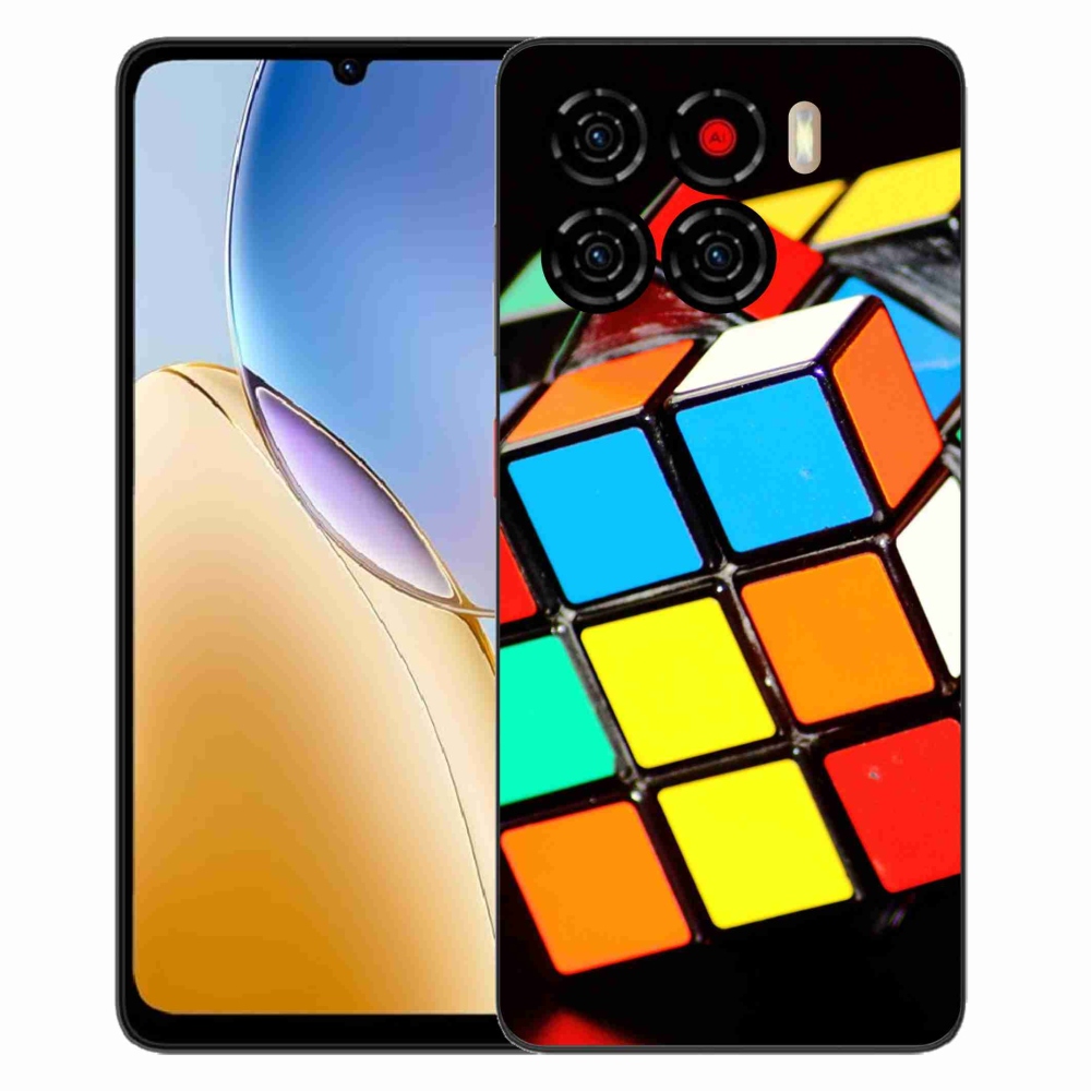 ZTE Blade A56 zselés tok mmCase - Rubik-kocka