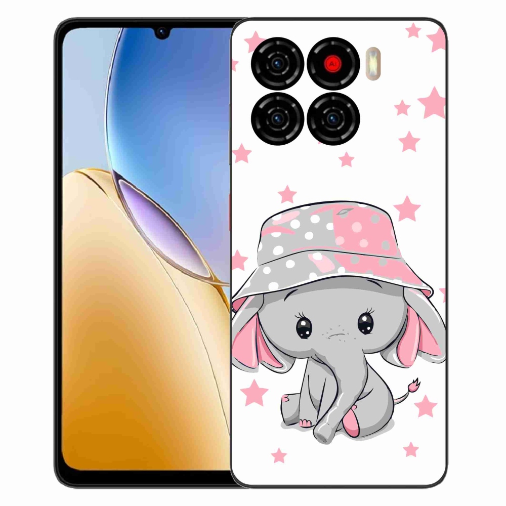ZTE Blade A56 zselés tok mmCase - rózsaszín elefánt