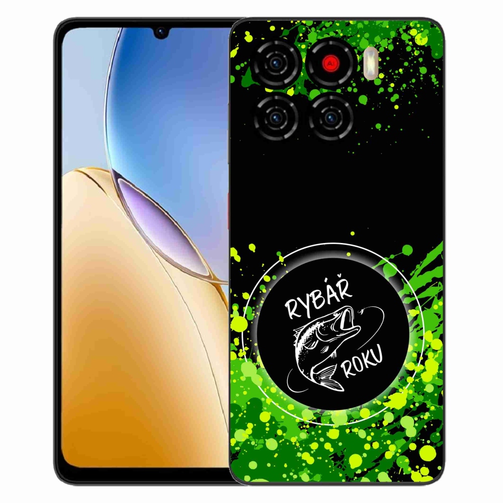 ZTE Blade A56 zselés borító mmCase - az év horgásza fekete háttérrel