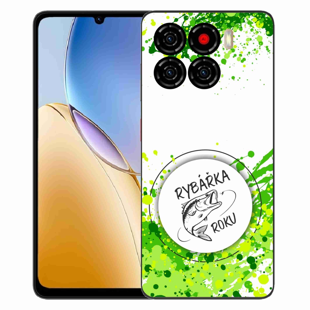 ZTE Blade A56 zselés borító mmCase - az év halásznője fehér háttérrel