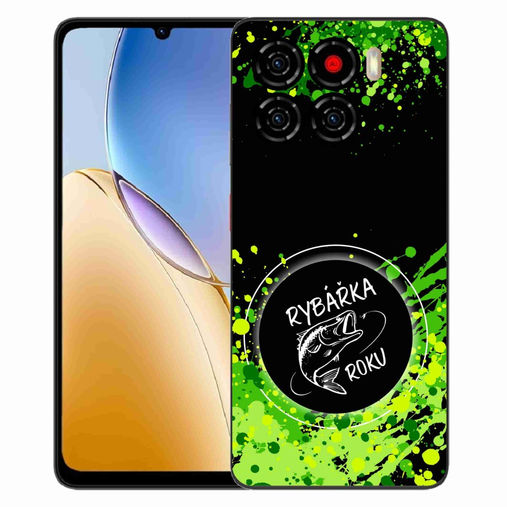 ZTE Blade A56 zselés borító mmCase - az év horgásza fekete háttérrel
